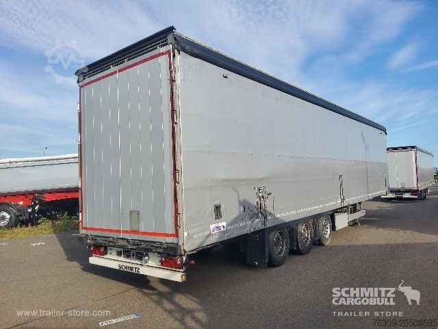 Open semitrailer with tarp Schmitz Cargobull Curtainsider Mega Getränke