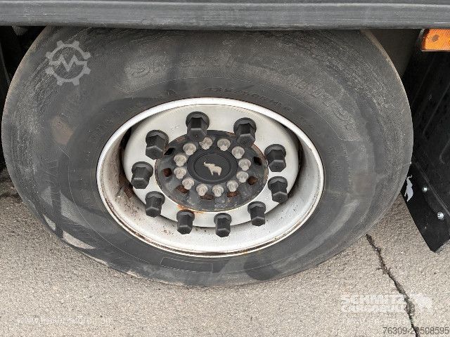 Open semitrailer with tarp Schmitz Cargobull Curtainsider Mega Getränke