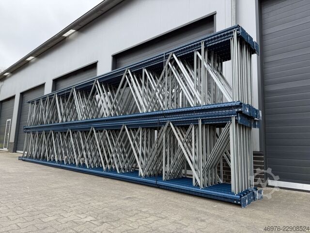 Stand height: 8,000 mm / Depth: 1,100 mm Polypal Stockpal Palettenregalständer Regalständer Regal
