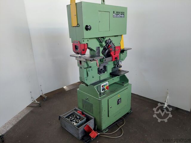 Profile steel shears + hole punch MUBEA MIW 600