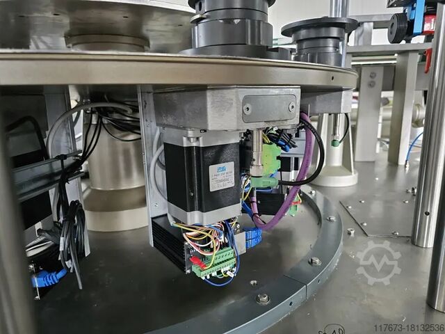 Etikettiermaschine P.E. Labellers Rotary 770 8T 3S 3E