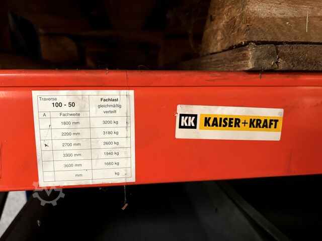 Heavy-duty shelving unit without contents KAISER + KRAFT heavy-duty shelving without contents