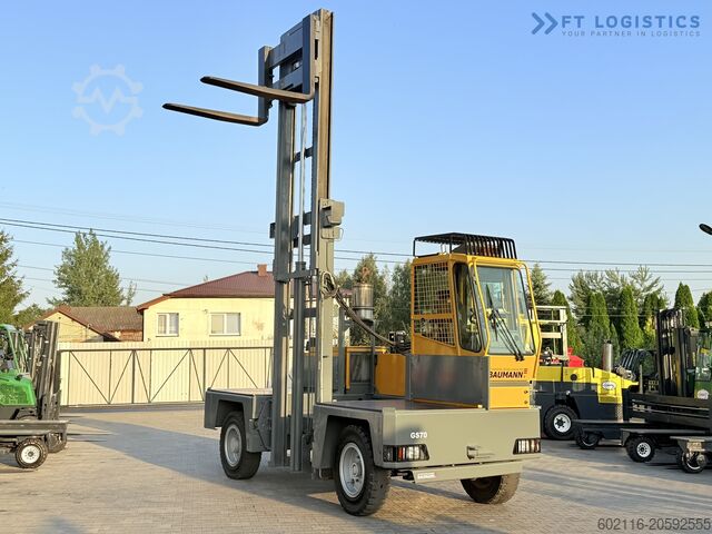 Side loader forklift Baumann GS 70/14/50 DUPLEX DIESEL LIKE NEW