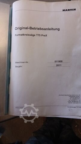 Circular sawing machines Martin T75 PreX