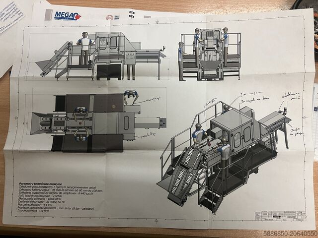 Mega Zwiebel-Schälmaschine