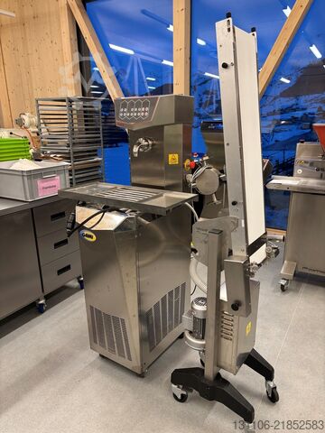 Tempering machine with enrobing belt/accessories GAMI Diva12