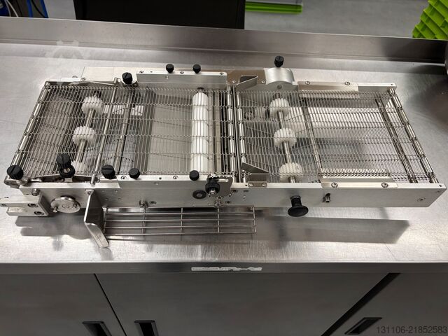 Tempering machine with enrobing belt/accessories GAMI Diva12