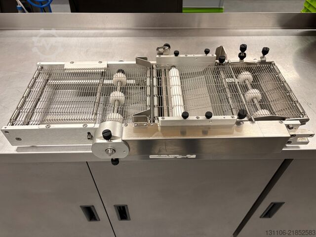 Tempering machine with enrobing belt/accessories GAMI Diva12