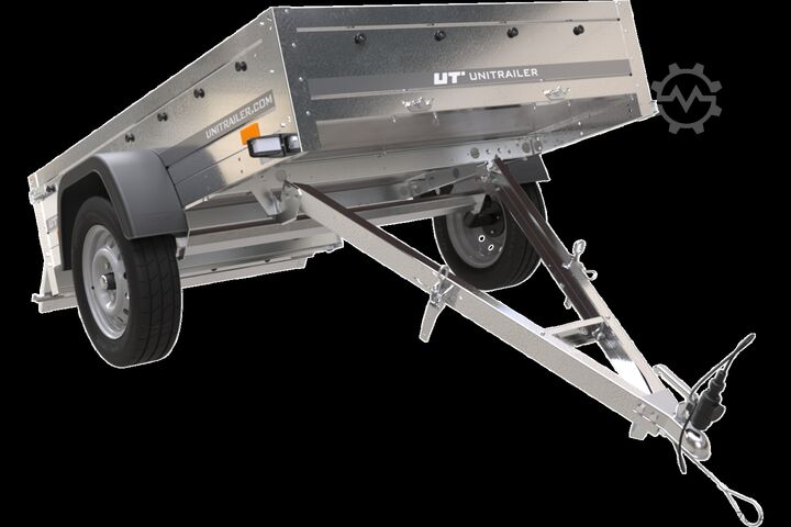 PKW-Anhänger Unitrailer 201 Kipp mit Laubgitter und Planeträger