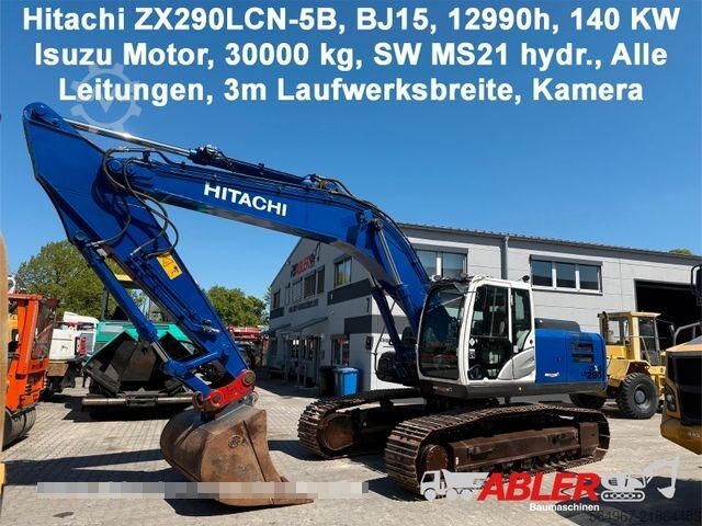 Chain excavator HITACHI ZX290LCN-5B 140 kW SW Kamera alle Leitungen