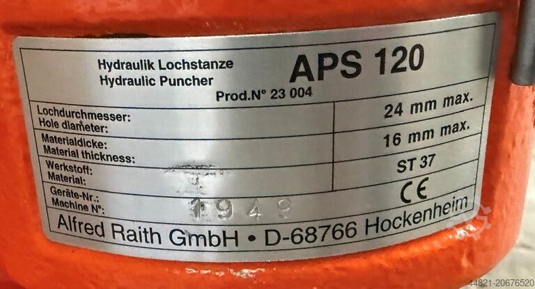 Lochstanze ALFRA PRESS APS 120
