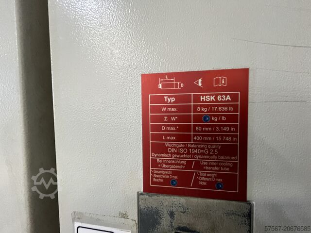 CNC milling machine HANDTMANN HBZ Trunnion 80