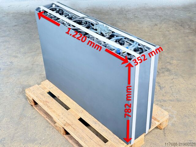 Forklift battery 48V 4PZS 620Ah - DIN C Linde A/R - Still FM-X - Jungheinrich ETV Crown ESR - Atlet UMS - Caterpillar NR - Yale MR