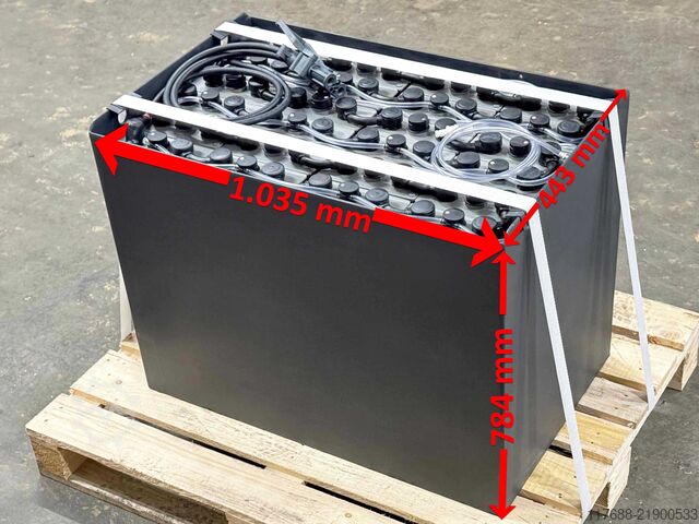 Forklift battery 48V 4PZS 620AH - DIN B Linde A/K/R/V - Still EK/FM - Jungheinrich EKS ET ETM ETV - Crown ESR - Caterpillar Hyster