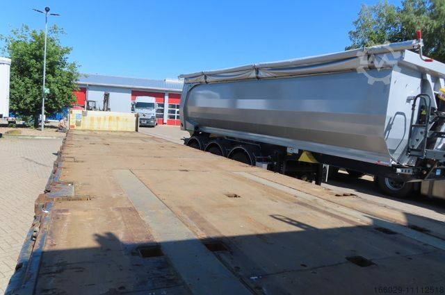 Open semitrailer KRONE Stahlmattenauflieger