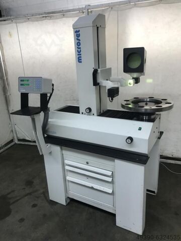 Tool presetting device with profile projector screen Ø 100 mm, universal tool setting device, W GILDEMEISTER-DE VLIEG / PRECITOOL EGS 5045 / Microset DPS 100