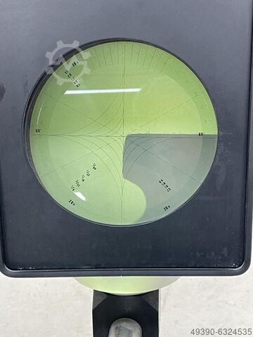 Tool presetting device with profile projector screen Ø 100 mm, universal tool setting device, W GILDEMEISTER-DE VLIEG / PRECITOOL EGS 5045 / Microset DPS 100