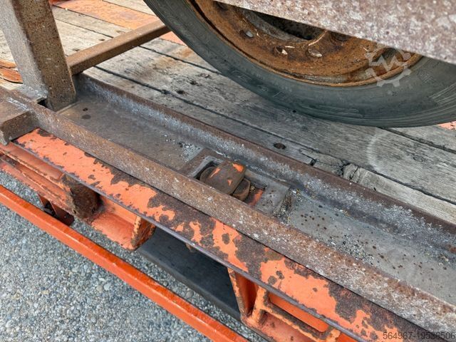 Low loader semitrailer REISCH RPTS 35/24 Tieflader Verbreiterungen Container