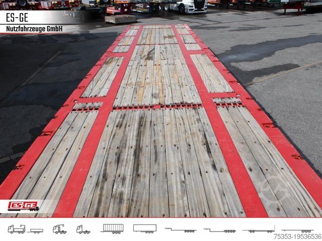 Auflieger mit Arbeitsbühne ES-GE 3-Achs Sattelanhänger - Rungen + CV