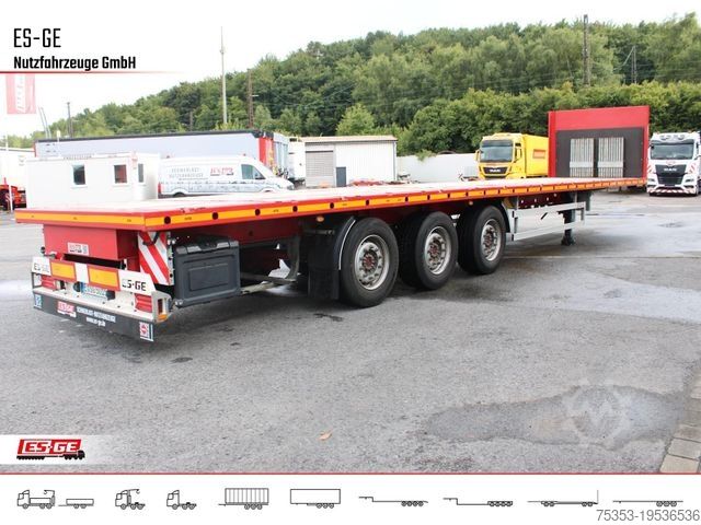 Auflieger mit Arbeitsbühne ES-GE 3-Achs Sattelanhänger - Rungen + CV