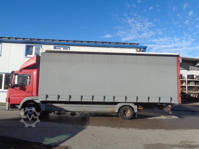Transporter mit Pritsche & Plane MERCEDES-BENZ Atego 816 L 7,2 M Schiebeplanen Tempomat