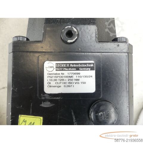 Component  Stöber Antriebstechnik P521SPD0100ME 110/130/24 Getriebe SN: 1770699