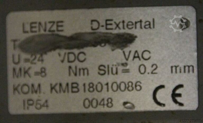 Geared motor 0.55 kW 109 rpm Lenze MDXMA2M080-12