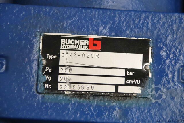 Hydraulic unit 14.9 kW 250 bar Bucher HACO QT43-020R PPES 30135