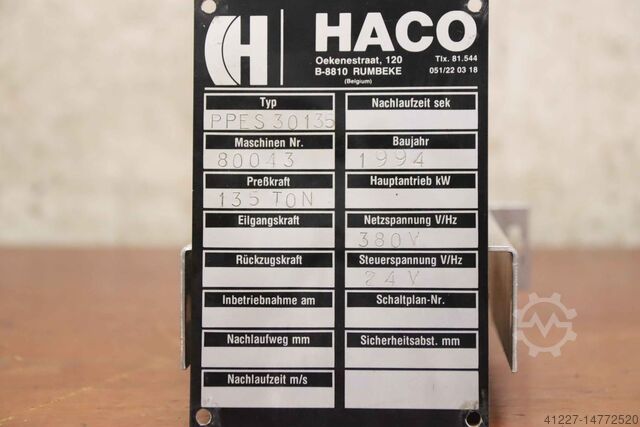 Hydraulic unit 14.9 kW 250 bar Bucher HACO QT43-020R PPES 30135