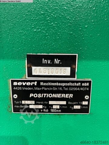 Schweißdrehtisch - Schweißpositionierer SEVERT S 20.2-1 HH