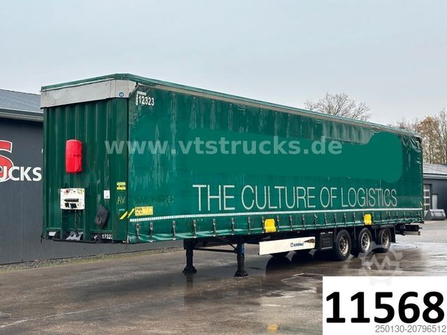 Open semitrailer with tarp KRONE SD Pritsche + Plane Mega Edscha-Verdeck