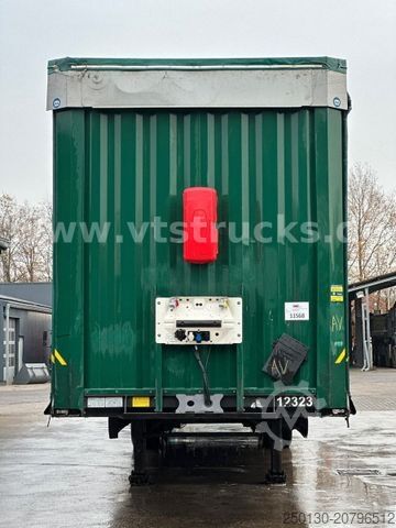 Open semitrailer with tarp KRONE SD Pritsche + Plane Mega Edscha-Verdeck