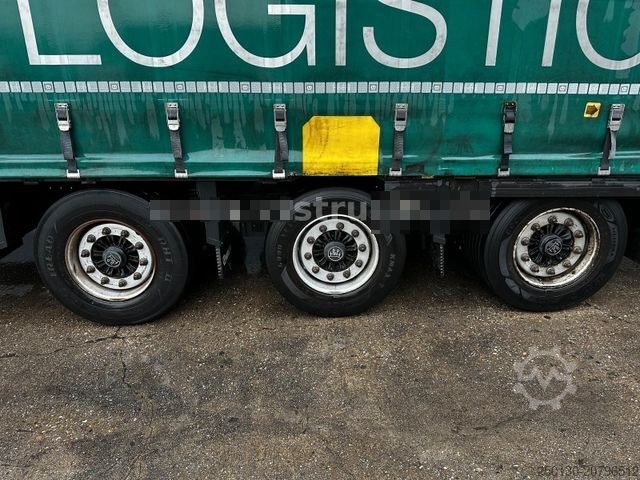 Open semitrailer with tarp KRONE SD Pritsche + Plane Mega Edscha-Verdeck