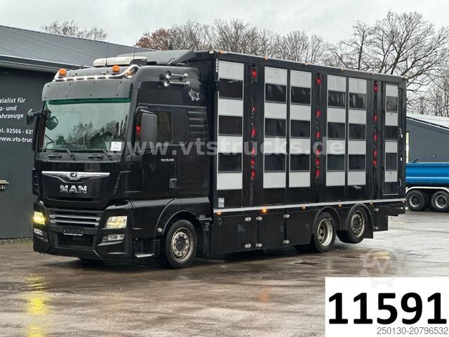 Viehtransporter LKW MAN TGX 26.500 4. Stock Menke-Janzen Viehtransporter