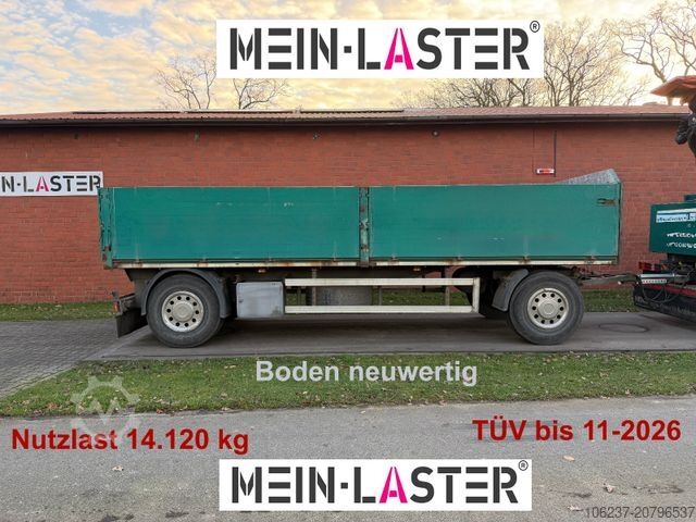 Anhänger mit offener Pritsche Baustoffpritsche Wilkens A 18 * 7,2 m