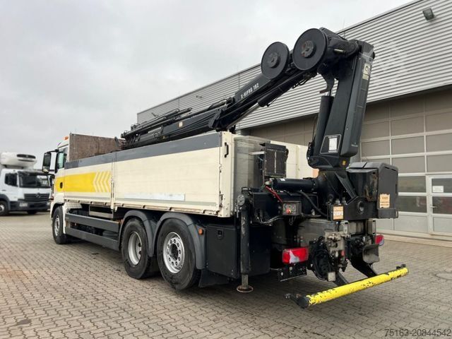 LKW mit Pritsche (offen) MAN TG-S 26.400 6x2-2 BL Pritsche Heckkran 5xhydr, f