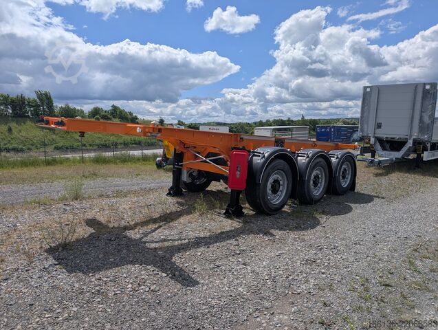 Swap body semitrailer Fliegl SDS 380 für 20" Container Heckbündig
