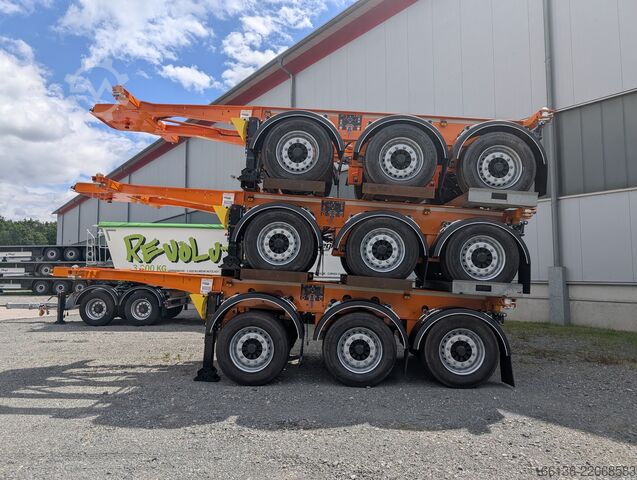 Swap body semitrailer Fliegl SDS 380 für 20" Container Heckbündig
