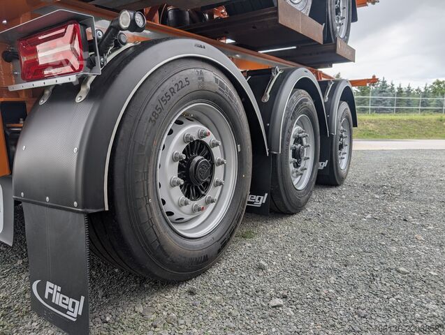 Swap body semitrailer Fliegl SDS 380 für 20" Container Heckbündig