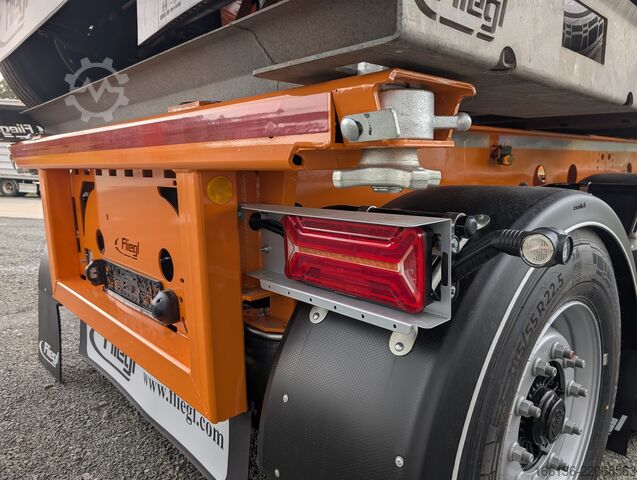 Swap body semitrailer Fliegl SDS 380 für 20" Container Heckbündig