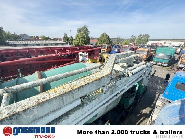 Mobile Betonmischanlage MAN 33.292 8x4 Mischer Stetter 7m³ mit Pumpe Schwing