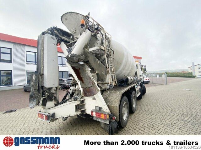 Mobile concrete mixing plant Mercedes-Benz SK II 3234 B 8x4/4, LT Betonmischer, Förderband,