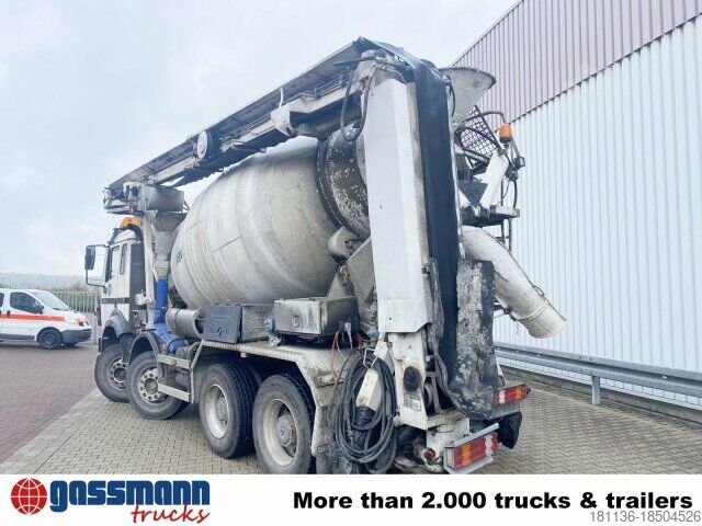 Mobile concrete mixing plant Mercedes-Benz SK II 3234 B 8x4/4, LT Betonmischer, Förderband,