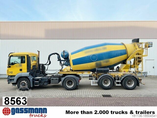 Mobile concrete mixing plant MAN TGS 18.440 4X4H BLS, STETTER AM10FHAC Mischer ca.