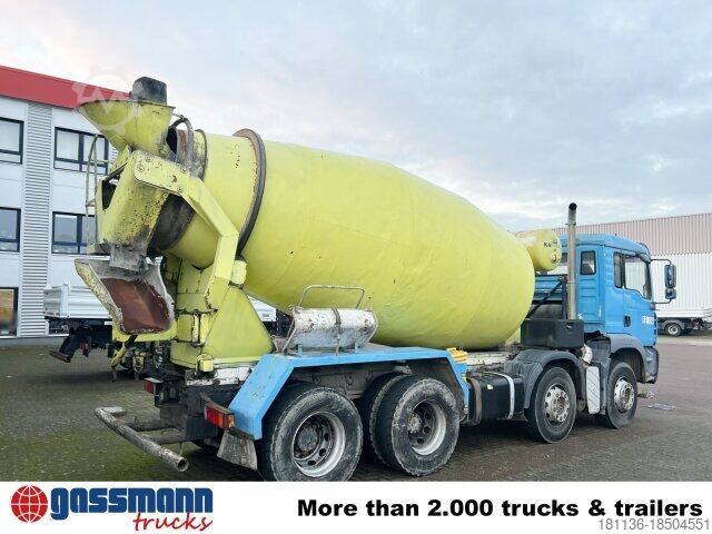 Mobile Betonmischanlage MAN TGA 35.410 8x4 BB, Betonmischer Karrena 10m³