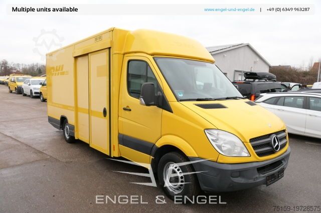 Box van mercedes-benz SPRINTER 310 CDI MAXI EURO-5 KOFFER REGALE KAMERA DURCHGANG