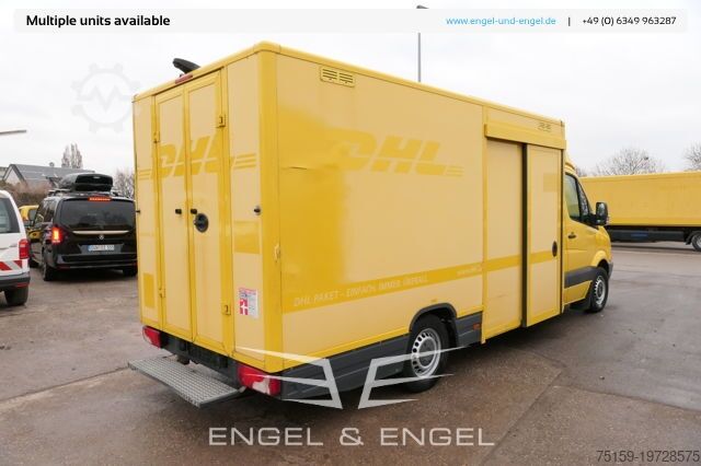 Box van mercedes-benz SPRINTER 310 CDI MAXI EURO-5 KOFFER REGALE KAMERA DURCHGANG