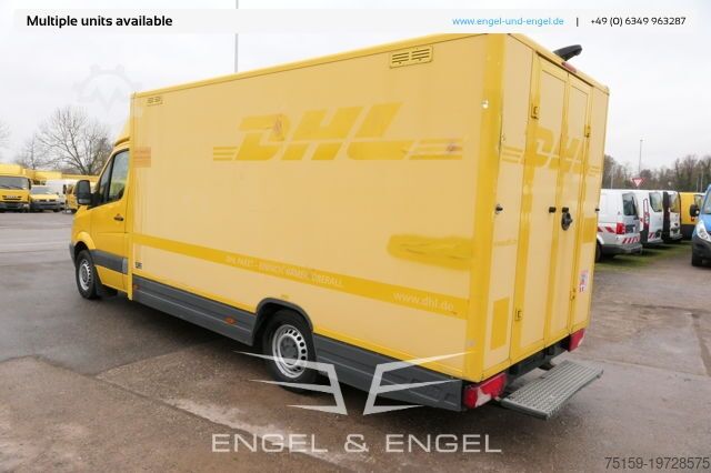 Box van mercedes-benz SPRINTER 310 CDI MAXI EURO-5 KOFFER REGALE KAMERA DURCHGANG