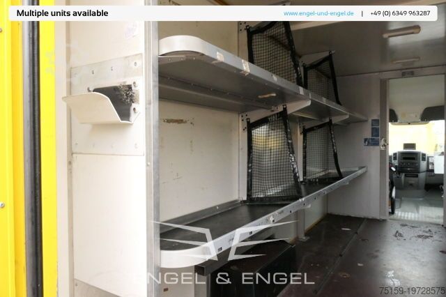 Box van mercedes-benz SPRINTER 310 CDI MAXI EURO-5 KOFFER REGALE KAMERA DURCHGANG