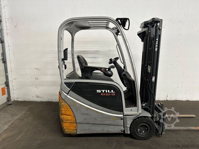 Electric 3-wheel forklift Still RX 20-15 - TRIPLEX 4,6 m